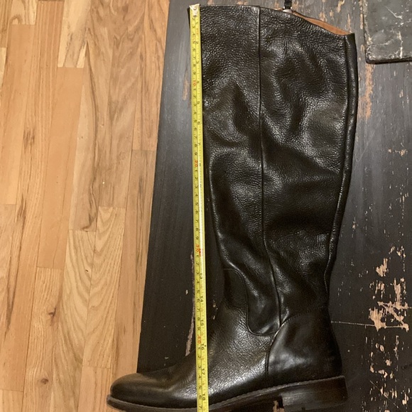 Franco Sarto Black Leather Riding Boots Size 8 Women’s Tall Knee High Zipper. - Picture 11 of 11